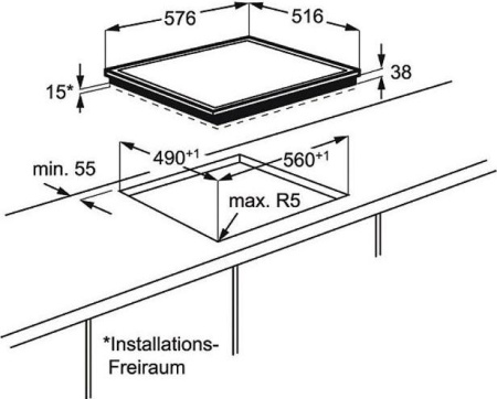 Варочная поверхность AEG HK 65407 RXB