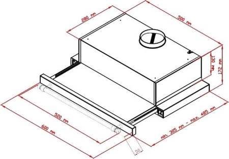 Кухонная вытяжка Simfer 6002 X