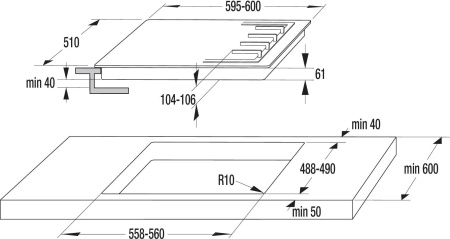 Варочная поверхность Gorenje GHS 64-ORA-W