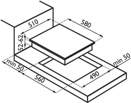 Варочная поверхность Ardesia PI 58 F
