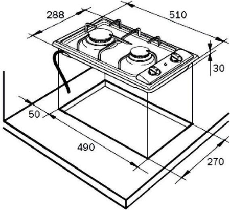 Варочная поверхность Delonghi I 23/1 ASV C