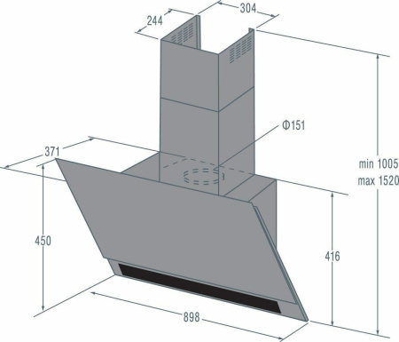 Кухонная вытяжка Gorenje GHV 92B