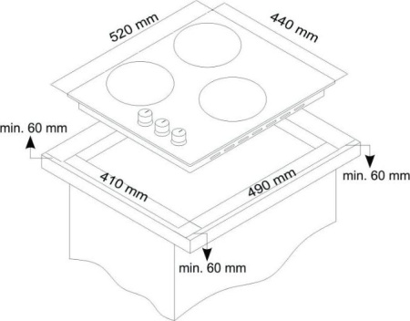 Варочная поверхность Simfer H45N30W416