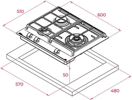 Варочная поверхность Teka GZC 63310 XBN