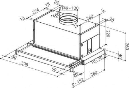 Кухонная вытяжка Faber Maxima EV8 LED AM/X A60
