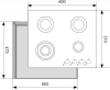 Варочная поверхность Akpo PGA 604 RGC-T