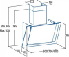 Кухонная вытяжка Cata Valto 600 Xgbk