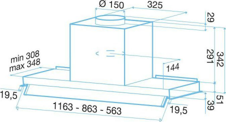 Кухонная вытяжка Best Phantom 60 IX