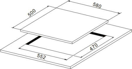 Варочная поверхность Maunfeld GH 614 AG-MCB