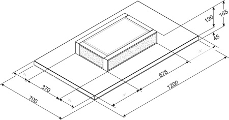 Кухонная вытяжка Smeg Kscf120B