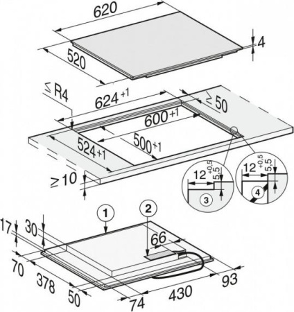 Варочная поверхность Miele KM 7465 FL