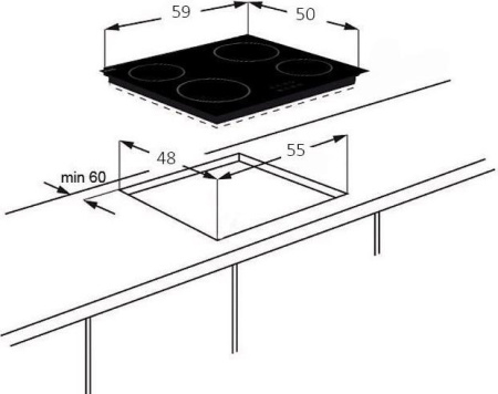 Варочная поверхность Monsher MKFC 6411 SL