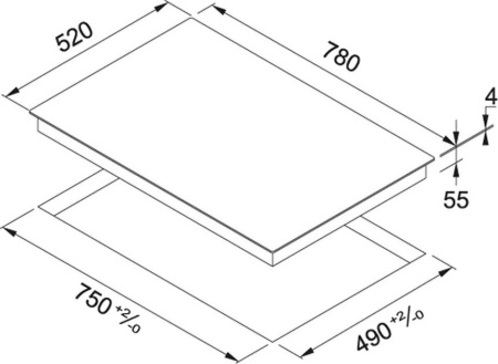 Варочная поверхность Franke FHSM 804 4I