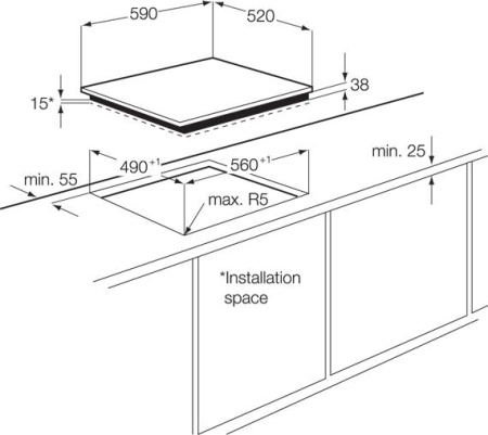 Варочная поверхность AEG HK 654078 XB