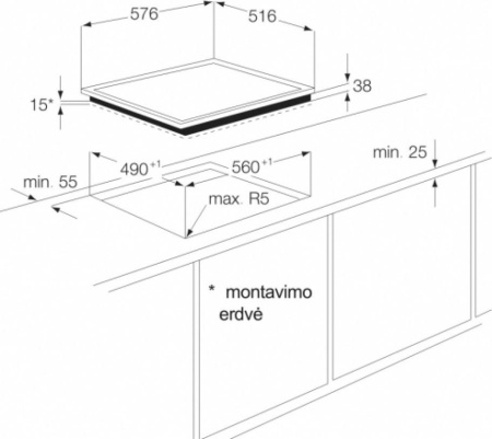 Варочная поверхность AEG HK 634020 XB