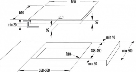 Варочная поверхность Gorenje IC 6 INB