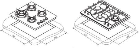 Варочная поверхность Darina T1 BGM 341 11W