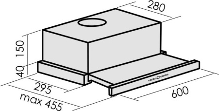 Кухонная вытяжка MBS Gardenia 160