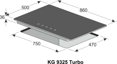 Варочная поверхность Kaiser KG 9325 Em Turbo