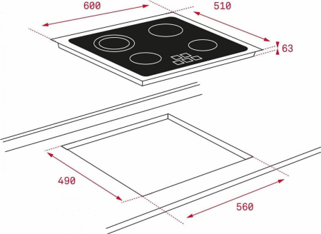 Варочная поверхность Teka TZ 6415