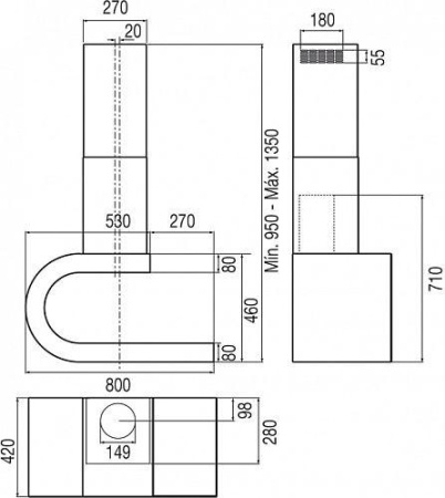 Кухонная вытяжка Best Shelf