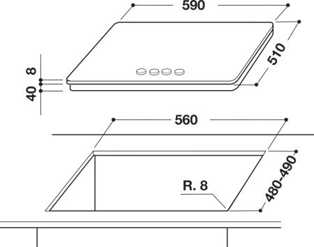 Варочная поверхность Whirlpool GOA 6425