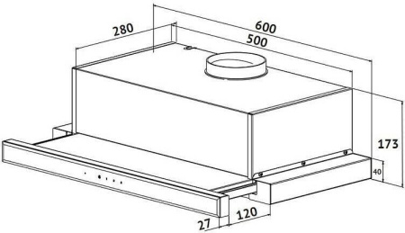 Кухонная вытяжка Korting KHP 6670 GN