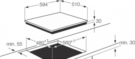 Варочная поверхность AEG HG 654320 NM