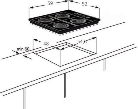 Варочная поверхность Monsher MKFG 6432 C