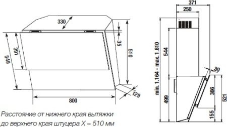Кухонная вытяжка Kuppersbusch DW 8300.0 S