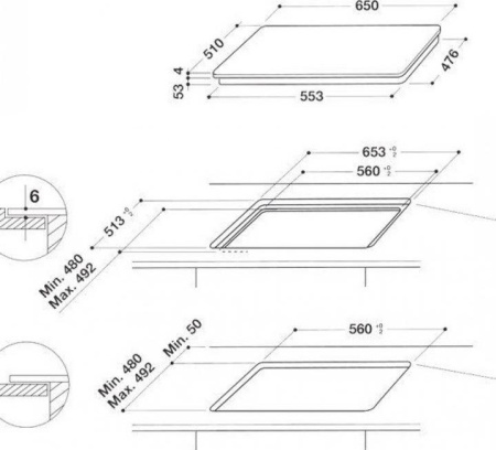 Варочная поверхность Whirlpool SMC 654 F BT IXL