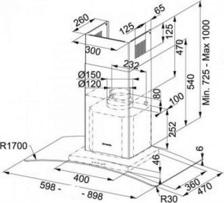 Кухонная вытяжка Franke FAR 905 XS