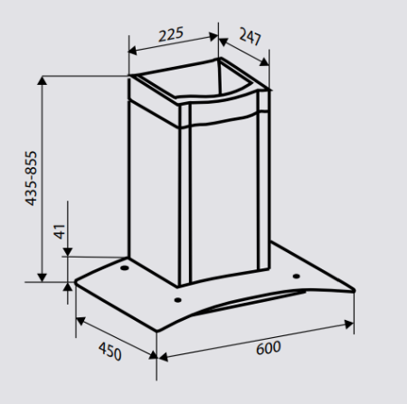 Кухонная вытяжка Zigmund & Shtain K 247.61 B