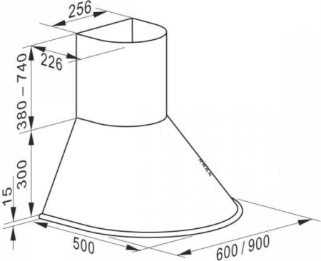 Кухонная вытяжка Kaiser A 9423 BE Eco