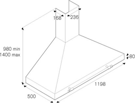 Кухонная вытяжка Bertazzoni K120Hercra