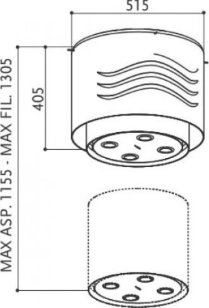 Кухонная вытяжка Faber Vertigo SET