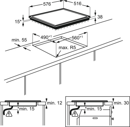 Варочная поверхность AEG HK 654079 XB