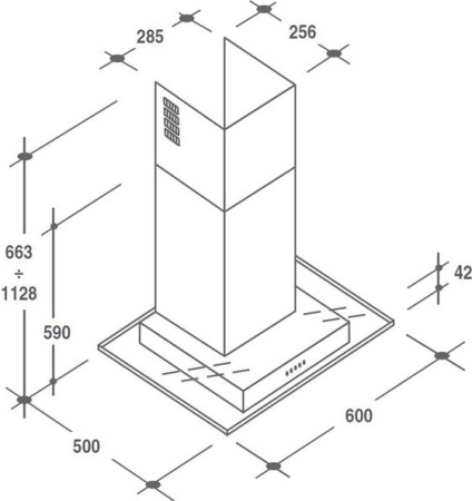 Кухонная вытяжка Candy CVM 670 LX