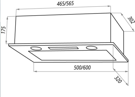 Кухонная вытяжка Maunfeld Crosby Push 60
