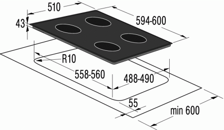 Варочная поверхность Gorenje ECD 615 BX