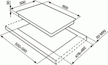 Варочная поверхность De Dietrich DPI 7654B