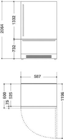 Холодильник KitchenAid KCVWX 20600L