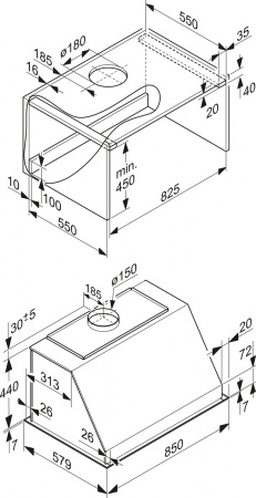 Кухонная вытяжка Miele DAR1135