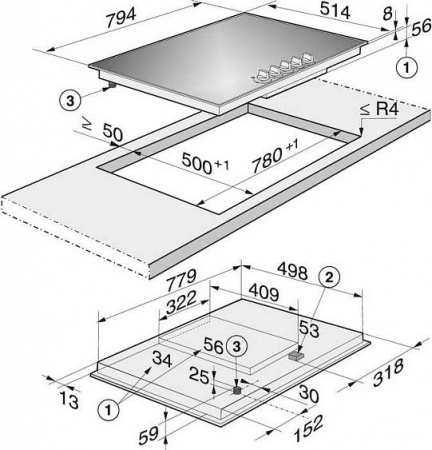 Варочная поверхность Miele KM 371 G