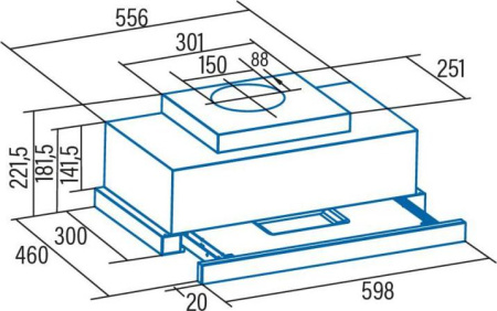 Кухонная вытяжка Cata TFH 6630 X