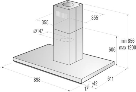 Кухонная вытяжка Gorenje IHT 971 S2XBG