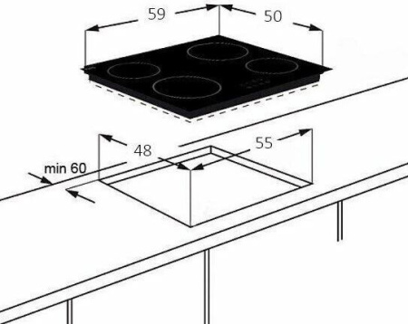 Варочная поверхность Monsher MKFC 6411 SL