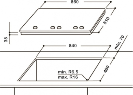 Варочная поверхность Whirlpool GMA 9522
