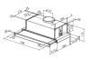 Кухонная вытяжка Faber Flexa Glass M6 W A60