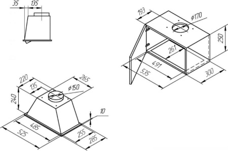 Кухонная вытяжка Kuppersberg Inlinea 52